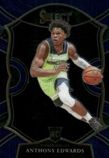 2020-21 Select Anthony Edwards Rookie Blue #61 Minnesota Timberwolves picture