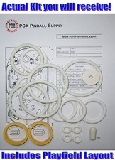 1978 Bally Mata Hari Pinball Machine Rubber Ring Kit picture
