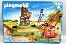 Playmobil Super Set 4015 Playground 50 Pc Zip Line Climbing Park Germany picture