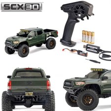 Axial SCX30 Toyota Tacoma TRD Pro Brushed Rock Crawler Green 1/30 RTR 4WD AXI-32 picture