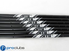 NEW TRUE TEMPER AMT BLACK ONYX PCB R300 REGULAR FLEX STEEL IRON SHAFTS 4-PW .355 picture