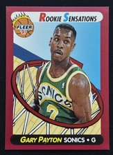 1991 Fleer Rookie Gary Payton #9 RC picture