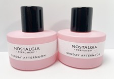 (2) NOSTALGIA PERFUMERY Women's SUNDAY AFTERNOON- FULL SIZE 2 oz **SOLD AS-IS picture