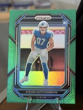 2022 Panini Prizm - Rookies Aidan Hutchinson #340 Green Prizm (RC) picture
