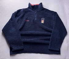 Vintage 1999-2001 Stoke City Asics Training Fleece Sweatshirt Navy Medium Rare picture