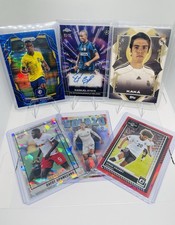 Samuel Eto’o Auto /75 + Gnabry /199 Kaka Foden Upamecano Soccer Lot picture