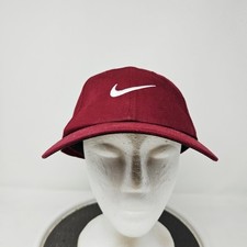 Vintage Tiger Woods Nike Hat Burgundy Buick Open Golf NWT picture