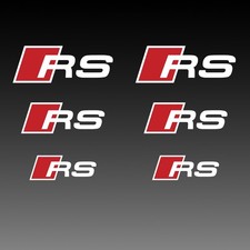 Audi RS Brake Caliper Decal Stickers Heat Resistant picture