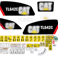 Compatible with TL642C Decal Kit Telehandler Stickers -  picture