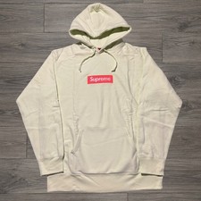 Supreme Box Logo Hoodie XL Pale Lime FW17 Red BOGO Sweatshirt Mens picture
