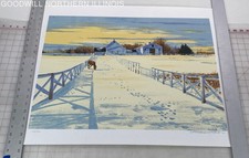 Vintage William Nelson Signed 'Gilmer Road' Numbered Lithograph 28