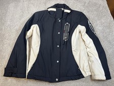 Vintage Y2K BOGNER Ski Jacket Black White Women’s 14.  EXCELLENT Pre-Owned picture