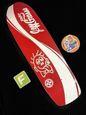 SUPER RARE Jeff Grosso Red Coca Cola Acid Tongue Black Label Skateboard Deck picture