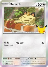 Meowth Holofoil [30C - 113/128]NM picture