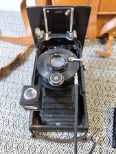 ICA Sirene 105 Folding Camera w/  105mm f/6.8 Lens + Case & Holders. With video picture
