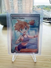 Misty's Vitality 111/084 Paldea Evolved Full Art Holo Trainer Supporter picture
