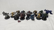 Lot of 13 WizKids MechWarrior Mech Clix Miniatures Mixed Colors Game Pieces READ picture