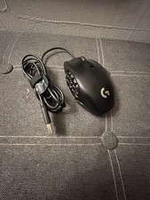 Logitech G600 MMO Gaming Mouse, a wired black mouse picture