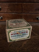 WINCHESTER NUBLACK Black Powder Shells * 2 - Piece Box Super Nice Condition picture