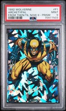 Marvel Wolverine 1992: From Then 'Til Now II Prismatic Archetypal #P1 PSA 9 Mint picture