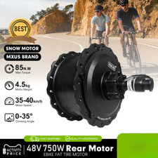Snow Ebike Conversion Kit 48V 750W Brushless Rear Wheel Hub Motor Dropout 170mm  picture