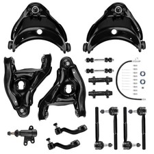 15pc Front Suspension Kit Control Arms Tie Rods 93-99 C1500 Tahoe Yukon Suburban picture