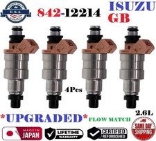 ✅OEM UPGRADED Set Of 4 Fuel Injectors For 1989-1991 ISUZU AMIGO 2.6L # 842-12214 picture
