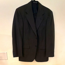 Kilburne and Finch Men’s Gray Houndstooth Tweed 2pc Suit 36R 30W 2-Button picture