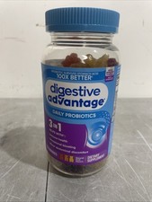 DigestiveAdvantage Probiotic Gummies 120 Count Daily Digestive Health New Sealed picture