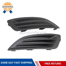 For 2014-2019 Ford Fiesta Pair Left & Right Front Bumper Fog Light Lamp Cover picture
