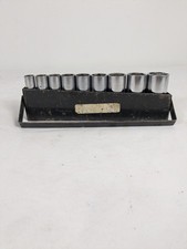 Vintage Craftsman VV Series Deep Socket 9 piece Set 3/8 Drive SAE - 3/8