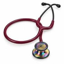 3M Littmann Cardiology IV 6176 Diagnostic Stethoscope Champagne Burgundy 27 Inch picture