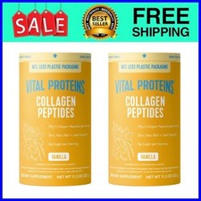 Vital Proteins Collagen Peptides Vanilla 11.5 oz 2-Pack Ships from USA picture