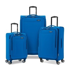 SAMSONITE SAIRE LTE SOFTSIDE LUGGAGE WITH SPINNER 3-PIECE SET CARIBBEAN BLUE picture