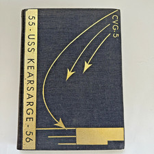 Vintage USS Kearsarge CVA-33 Cruise Book 1955-56 Far East Navy Yearbook picture