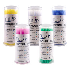 400 Dental Micro Applicators Brushes Disposable Bendable Fine Regular Superfine picture