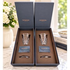 NEW WATERFORD Lismore Tall Medium Goblets Set Of 2 Crystal  #1065912 picture