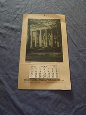 VINTAGE 1936 HART KNEELAND POINDEXTER REAL ESTATE BROKERS HARTFORD CT CALENDAR picture