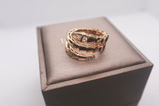NewBuIgarYellow gold Diamond Ring Serpenti.Viper - Auth  size 7 picture