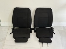 2015-2022 Chevy Colorado Crew Cab Rear Back Seat Folding Bench OEM Black Cloth picture