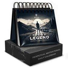 RYVE Daily Affirmations for Men, Motivational Desk Calendar, Quotes & Prompts picture