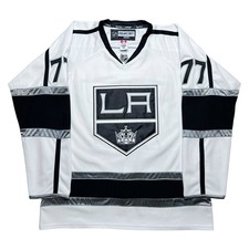 Reebok CCM Los Angeles LA Kings Jeff Carter #77 NHL Flight Strap Jersey Sz 54  picture