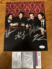 ENTOURAGE CAST SIGNED 8X10 ADRIAN GRENIER FERRARA KEVIN DILLON CONNOLLY JSA COA picture