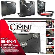 The OmniShelf Portable Workstation Magnetic Toolbox Laptop Stand 50 lb Capacity picture