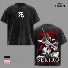 Sekiro Wolf Shadows Die Twice Anime Graphic Tee Vintage Shirt Unisex picture