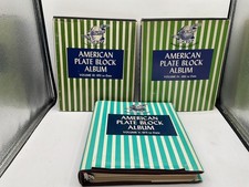 Three Vintage Minkus American Plate Block Albums Vol III, IV, V 1951 to Date(43) picture