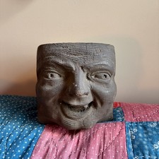 Antique 19th 18th C Grotesque Gargoyle Witch Corbel Architectural Salvage Wood picture