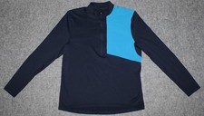 LULULEMON MEN'S DIVISION 1/2 ZIP LM3AR5S Running Training Blue sz L Pullover picture