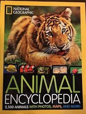 National Geographic Animal Encyclopedia: 2,500 Animals with Photos, Maps, - GOOD picture