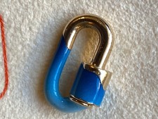 MARLA AARON - JEANS ENAMEL CHUNKY BABYLOCK - 14K YELLOW GOLD & ENAMEL- USED picture